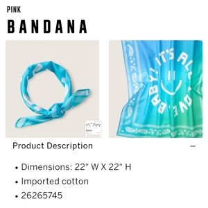 ❤️ Victoria's secret pink bandana LIMITED EDITION